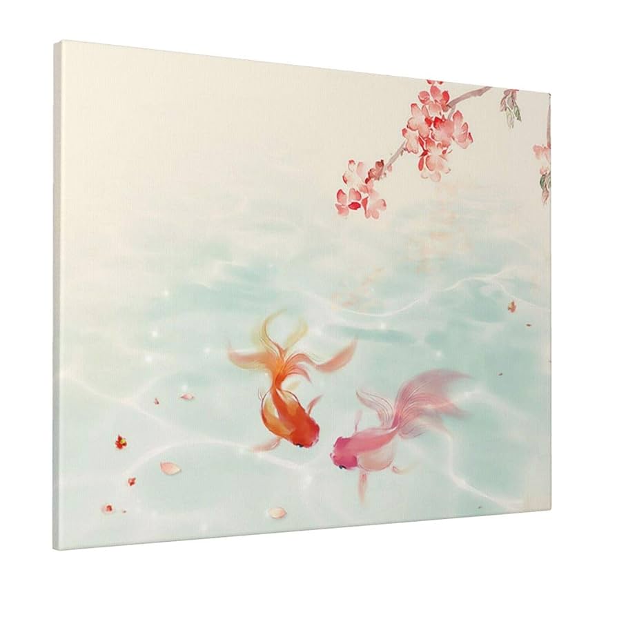 Amazon.co.jp: 瑞穂創造株式 金魚 アートパネル ポスター